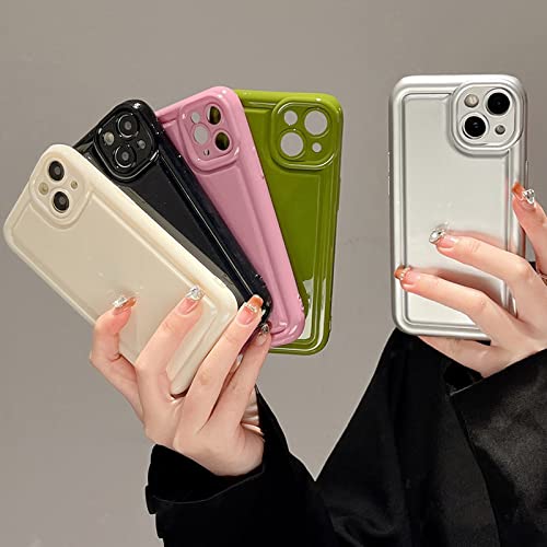 Coque silicone iPhone 13 Pro Max vert vernis Roast Paint couverture souple totale - 2