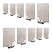 KONE Bathroom 3M Self Adhesive Hook for Towel and Robe, Brushed Stainless Steel, 10 - Pieces