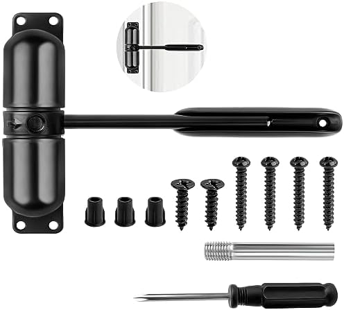 BIZOI Automatischer Türschließer Für Garten- & Zimmertüren - Einstellbare Schließkraft