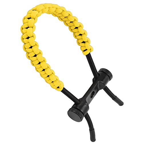 Sangle de poignet pour arc composé jaune pour sangle réglable d'entraînement - 6