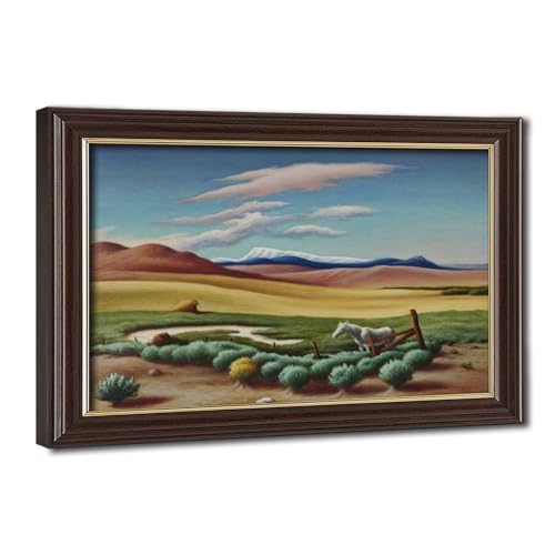Décoration murale bureau et salon impression Thomas Hart Benton pour habiller un mur vide