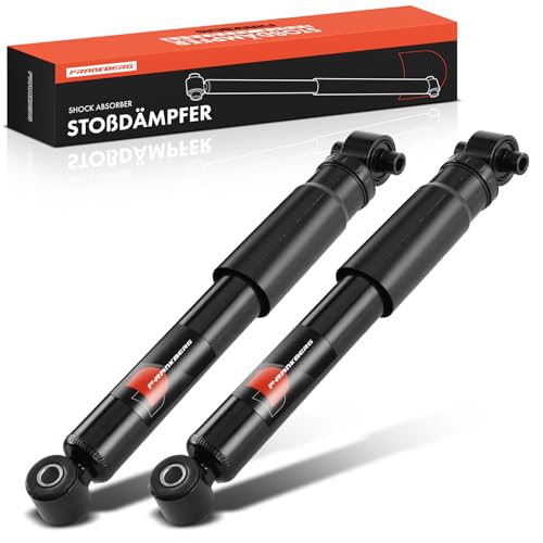Image of Frankberg 2x Shock Absorber Rear 417mm Gas pressure 436615 | Compatible with: Meriva B MPV S10