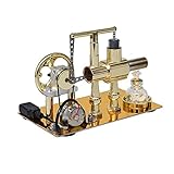 Debido al calor del alcohol de alto grado, el motor funcionará como un loco y generará electricidad. La energía pasará a través del cable y la unidad.