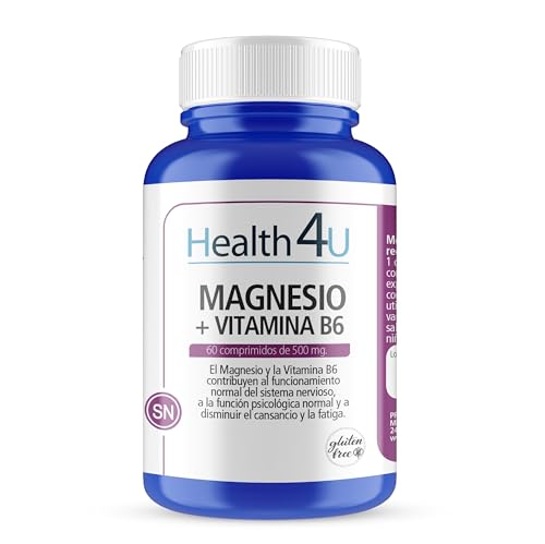 H4U H4U Magnesio + Vitamina B6 60 Comprimidos De 1200 Mg 102000 g