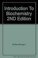 Introduction To Biochemistry 2ND Edition B000QA38A8 Book Cover