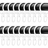 【hochwertiges Material】:Die Vorhangringe sind schön poliert und haben eine glatte Oberfläche, die sich nicht leicht verformen lässt, und robuste Metallringe für Ihre Vorhänge.