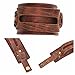 Eco-Fused Cosplay Punk Gothic Medieval Leather Wristbands - Vintage, Viking, Steampunk, Rock Cuff Bangle - Unisex Bracelet - For Men and Women - Costume, Casual, Themed Party Wear Fashion Accessory