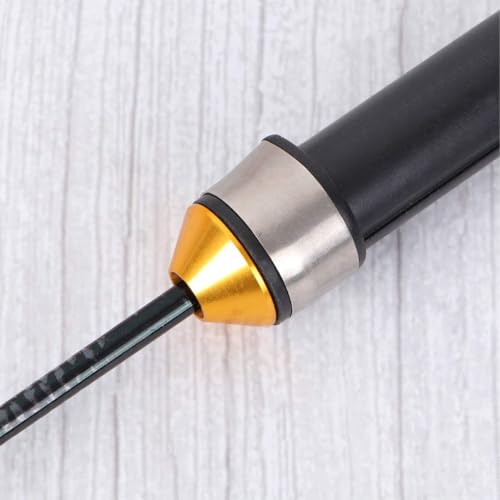 صنارة صيد تلسكوبية جيبية من أزوني، بطول 25.6 بوصة، عمود صيد كربوني صغير فائق الخفة لصيد الجليد بمقبض فليني، عمود صيد قابل للطي للسفر لصيد المياه المالحة، هدايا للرجل