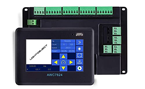 Lightobject Touchscreen Trocen DSP Controller AWC7824 for CO2 Laser Engraving and Cutting Machine
