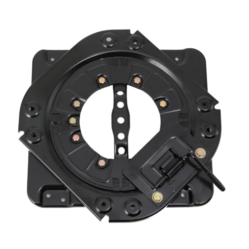 Cozyel Telaio del Sedile Girevole A 360 Gradi in Acciaio 3mm, 4 Blocchi di Rotazione, capacità 130kg, per Modifica del Sedile per Camper, Barche e Autobus