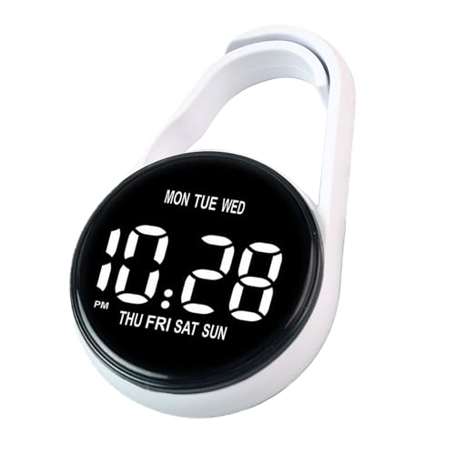 Imagen de Reloj de bolsillo digital con clip para llavero