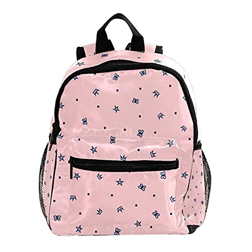 Sac à dos mignon rose étoiles et couronne pour des journées magiques