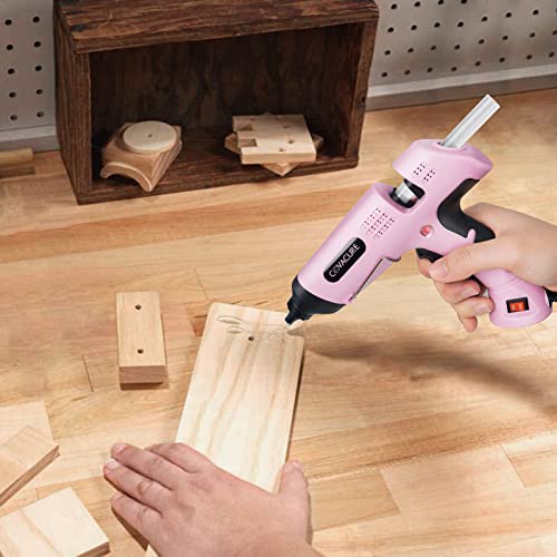 Covacure Hot Glue Gun 60W/100W With 20 Pcs Full Size Glue Sticks - Fast Preheating & Drip Proof Glue Gun Kit For Adults & Kids, Ideal For Arts, Craft, Diy, Decorations, Fast Repairs #TOP6