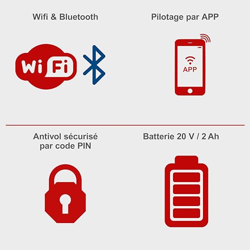 Robot tondeuse Practixx PX-RRM-600Wi, entretien efficace jusqu'à 600m² Robot tondeuse Practixx PX-RRM-600Wi, entretien efficace jusqu'à 600m²