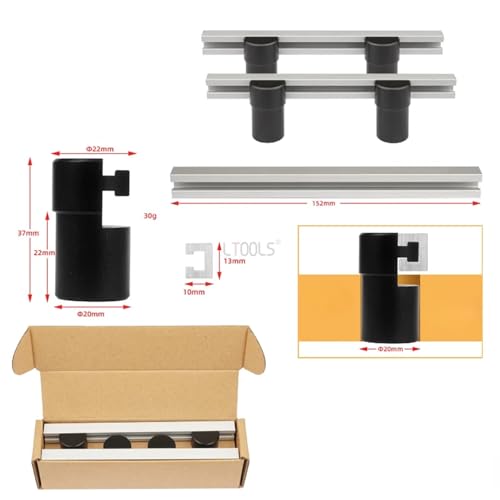 Bloc de limite pour le travail du bois AVIMYA - Butée d'établi pop-up pour trou de 19mm - 5