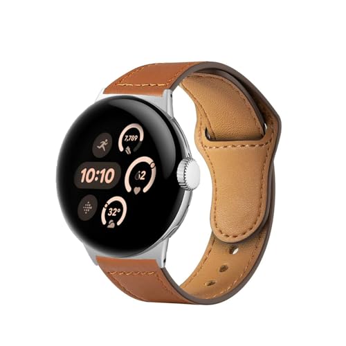 [YYDSFCA] Pixel Watch 4 41mm/45mm ���G���K���g�� �������� PU���U�[�f�� �I�V���� �����ȒP �������X�g�o���h �x���g �����o���h(�u���E��)