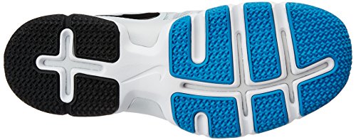 Image of Nike Men's Dual Fusion TR 6 Pure Platinum,Black,Light Black Lacquor,Light Blue Outdoor Multisport Training Shoes -9 UK /India (44 EU)(10 US)