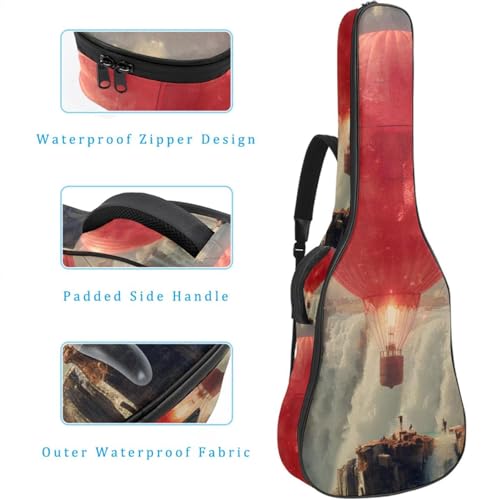 Housse imperméable pour guitare acoustique de 101,6 cm multicolore - 4