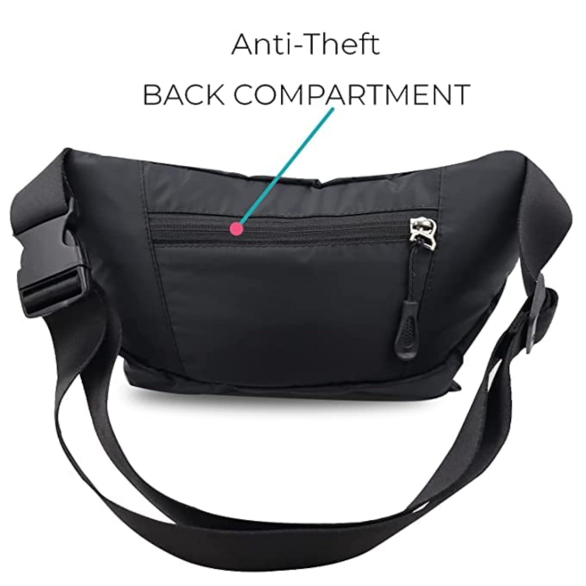 Fashion Polyester Fanny Pack with Adjustable Belt