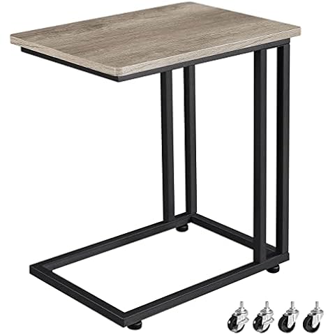 Mesa Auxiliar Portátil Yaheetech 50x35x59,5cm Cover