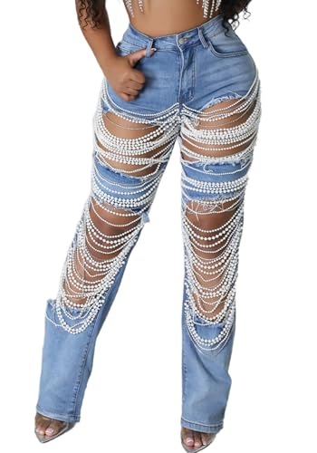 パンツ RIPPLE CRACKED LONG DENIM PANTS y2k y3k 41FVSXAqd2L.jpg