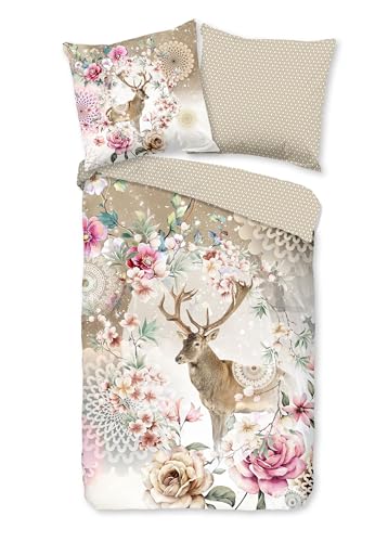 Traumschloss Comfort Flanell Bettwäsche - Geonna - winterlicher...