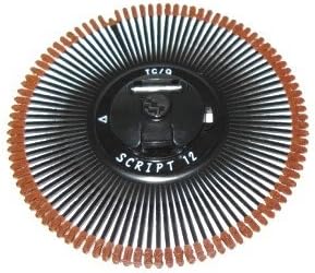 Typewriter Printwheel - Script 12 - Silver Reed Typewriter Supplies - PW-SILX-SCR12 Genuine OEM Product