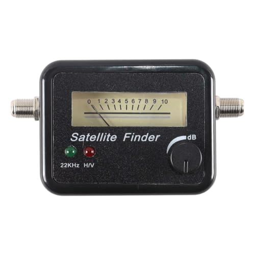 VOANZO Digital Satellite TV Signal Finder Meter with Online IF Signal Strength Display High Sensitivity DC Power for LNB and Internal Light