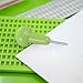 ORFOFE 1 Set Writing for Blind Durable Plastic Line Cell with Stylus Easy to Use and Portable Learning
