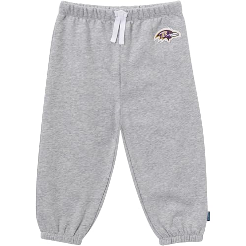 Gerber Geber Unisex Baby NFL Team Shirt and Sweatpants Set, Ravens, 12 Months
