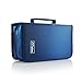 CCidea CD Case DVD Storage Holder, 128 Capacity DVD Cases Organizer CD Plastic Protective Carrying Binder,Portable Cd Wallet for Home Travel (Blue), 128-blue, L11 xW 6 x H3.5 INCH, Beauty Case