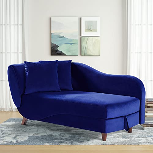 23 Blue Velvet Chaise Lounge Chair (Reviews & Top picks in 2023)
