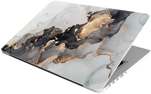 Laptop Skin Stickers Bubble-Free HD Quality Sticker for Laptops Upto 15.6" Compatible with Apple/Dell/HP/Lenovo/Acer/Asus/Sony (Dustproof|Waterproof|Scratchproof|Reusable) - BK MARBLE5