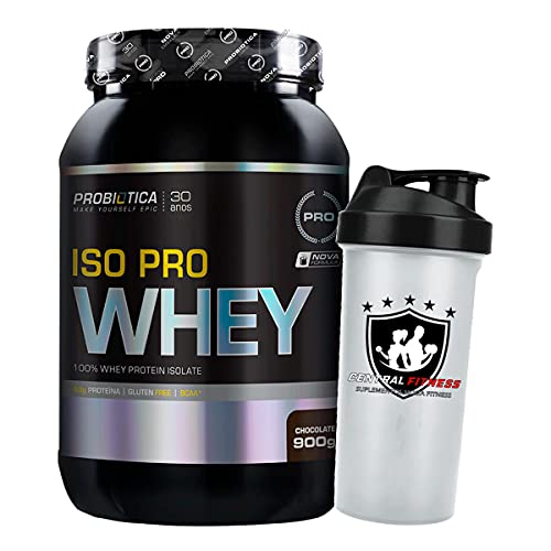 Iso Pro Whey 900g Chocolate + Coqueteleira - Probiotica