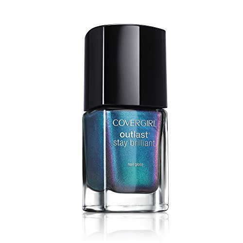 COVERGIRL Outlast Stay Brilliant Nail Gloss Teal on Fire, .37 oz (packaging may vary)