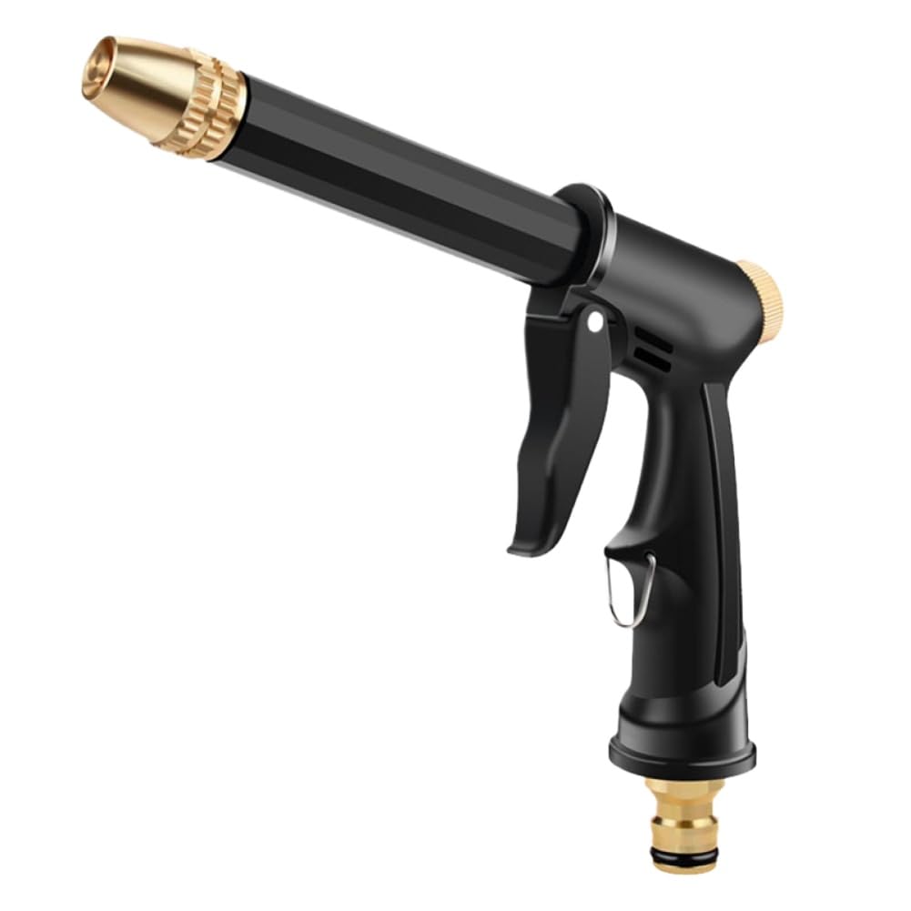 Buse de pistolet à eau à pression portable pour tuyau d'arrosage et mousse
