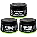 Produktbild TOTEX ® Strong Matte Wachs Hair Styling Wax 150ml - 24-Stunden-Effekt, Für einen mattes und natürlichen Haarlook - maximale Kontrolle - für Profis - Matt Wax, HaarWachs (3er Pack)