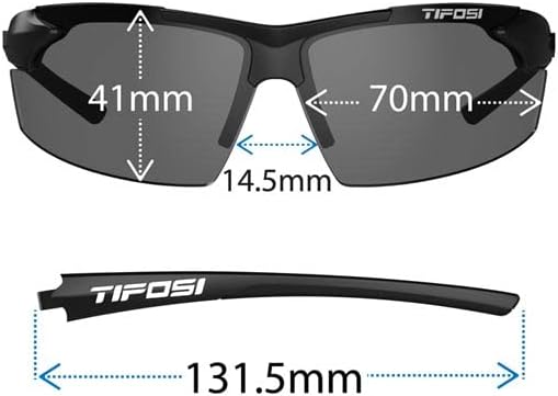 Tifosi Track Sport Men & Women Sunglasses - Ideal For Baseball, Golf, Pickleball, Running and Tennis - Unisex Glasses - Image 2