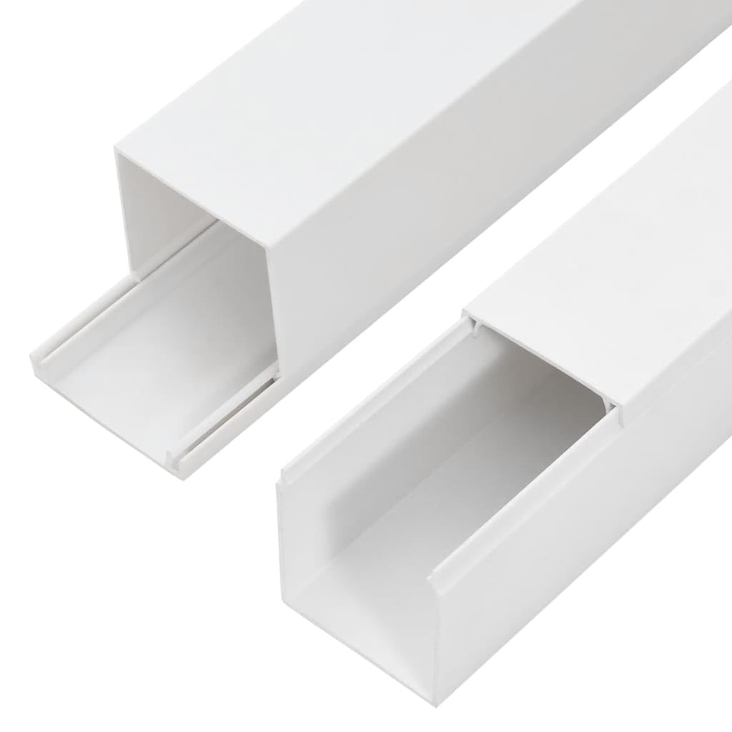 vidaXL Installationsrohre 100x60 mm 10 m PVC