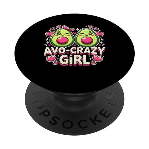 Aguacate lindo para mujer PopSockets PopGrip Adhesivo