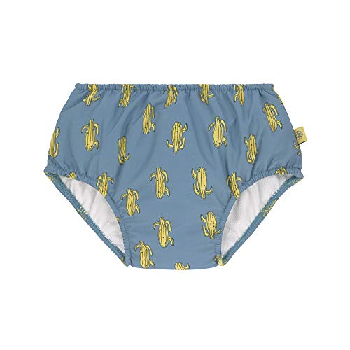 LÄSSIG Baby-und Kleinkind-Schwimmwindel Badewindel Badehose mit Windel mit UV-Schutz Cactus Family 7-12 Monate