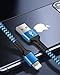 Short iPhone Charger Cord, USB A to Lightning Cable 1FT/2Pcs [Apple MFI Certified] Braided Fast Charging Wire Data Line for iPhone 14 Pro Max 13 12 Pro/11/XS/XR/X/SE/8 Plus/7/6s, iPad Mini/Air for Car