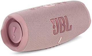 JBL Charge 5 - Portable Bluetooth Speaker with deep bass, IP67 waterproof and dustproof, 20 hours of playtime, built-in powerbank, in pink