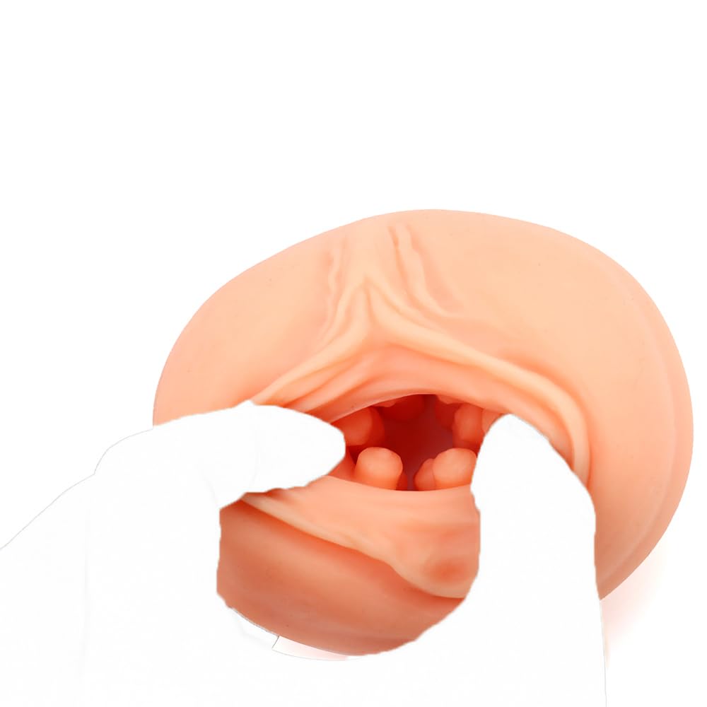BDSM Silikon Vagina Taschenvagina Masturbieren Knebel Mund Muschi Masturbatoren Silikon Vagina Mundknebel Mund SM Knebel Bondage Blowjob Masturbator Fetisch Extrem Sexspielzeug für Frauen