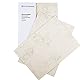 Betterpress® 100 Blatt Briefpapier Marmorpapier chamois 120g, A4 – Beidseitig Marmoriertes Papier in hochwertiger Qualität – Premium ideal als Speisekarte, Zertifikat und Urkunde zum selber drucken