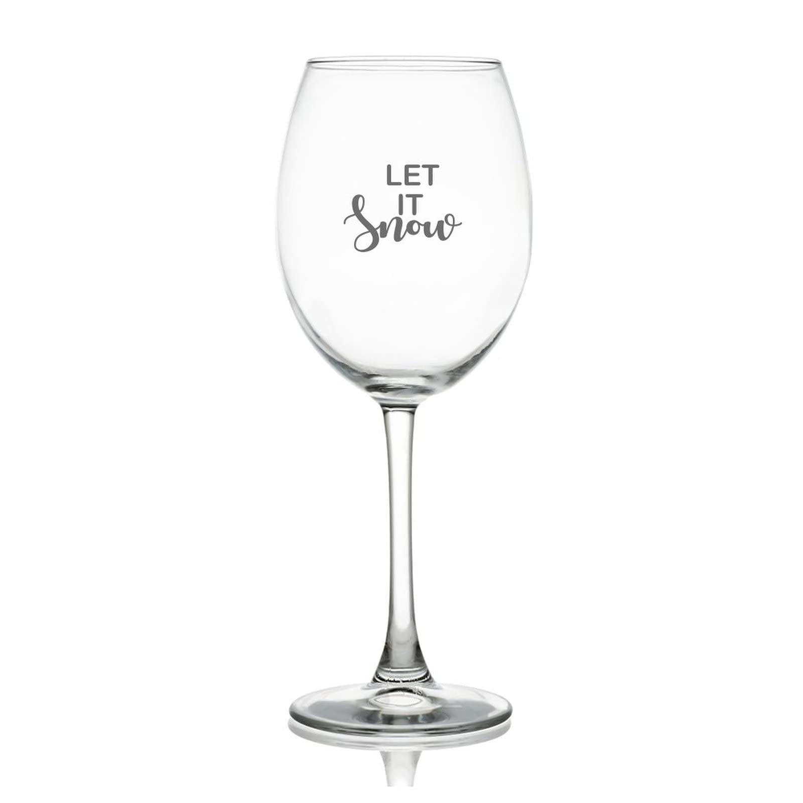 Verre à vin rouge cristal Let It Snow sans compromis sur l'arôme