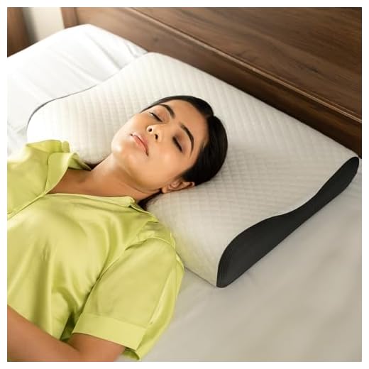Careforce Orthopedic Cervical Pillow for Neck and Shoulder Pain Relief Ergonomic Memory Foam Pillows for Sleeping Ideal for Chronic Neck Pain & Spinal Alignment Spondylitis & Contour Pillow -King Size