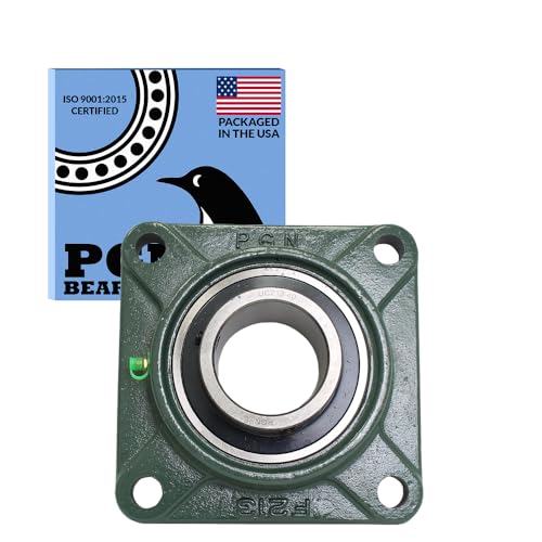 Image of PGN UCF213-40 (1 Pack) Square Flange Bearing 2-1 /2 inch Bore