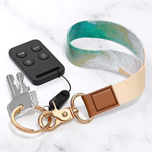 Image of Wrist Lanyard Key Chain, Wristlet Strap Keychain Holder for Women Men Car Keys Wallet Card Phone
