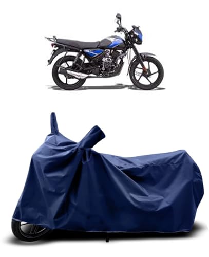 Image of CoverRide Bike Cover Waterproof Heavy Duty - All Weather Dustproof UV Protection Scooty Cover for Bajaj Ct 110x Outdoor Indoor Use with Windproof Buckle
